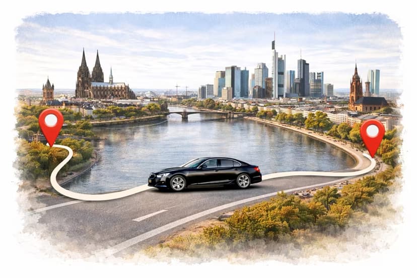 City-to-city intercity chauffeur transfer with CabRide
