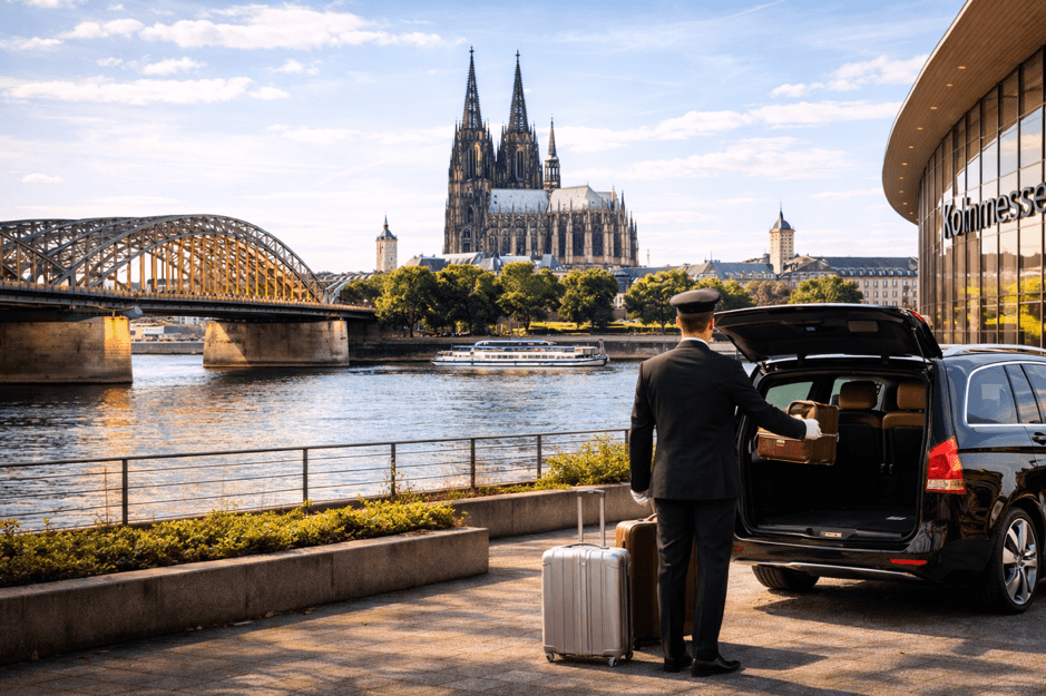 Cologne Cathedral and the Rhine riverside skyline